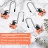 DAWRIS Pack of 4 Hooks for Airline Rail, Airline Rail