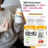 BioHerb® | Vitamina D3 + K2 (MK-7) con Aceite de
