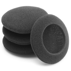 Okuli Pack of 4 x Foam Ear Pads Sponge Cushions For Earphones & Headphones - 50mm