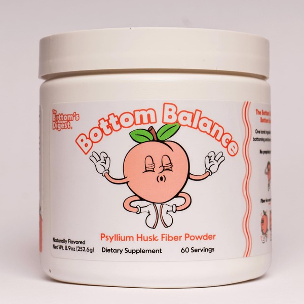 The Bottom's Digest Bottom Balance Psyllium Husk Fiber Powder |