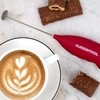 Kuissential Electric Stainless Steel Milk Frother 2pk-Slickfroth 2.0- Powerful Handheld