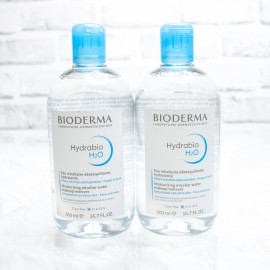 Bioderma Moisturising Micellar Water Makeup Remover Dry Sensitive Skin 2 PACK