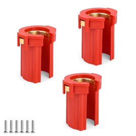 SPRHR 3 Piece Fixing of Tap Nut, Outer Diameter 32 mm Kitchen Tap Mounting Nuts Set, Easy to Install Tap Fixing Fitting, Suitable for Kitchen and Bathroom