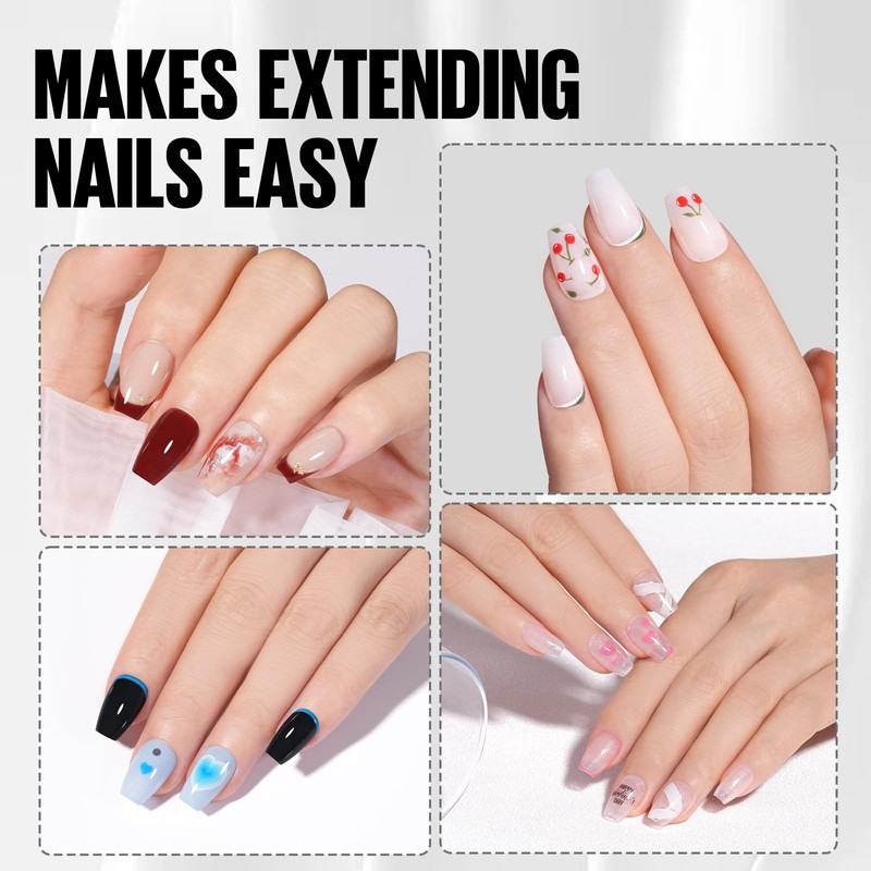 TOMICCA Nail Tips for Gel Nails with 7 g Nail