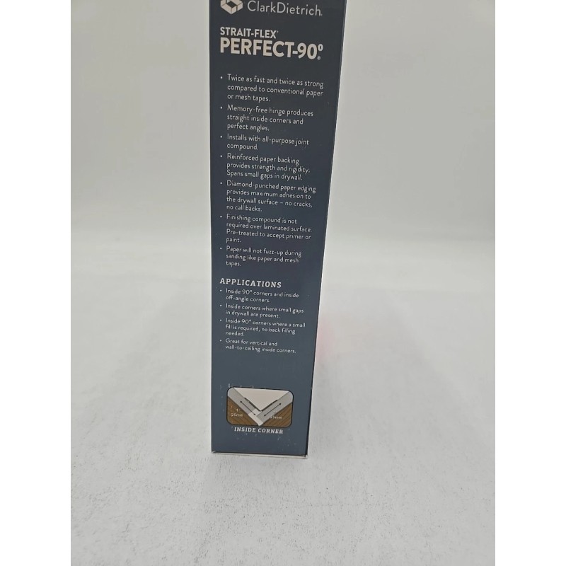 Strait-Flex P90-100 2-1/6in X 100ft Perfect-90 Flexible Corner Trim Case