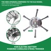 6 Inch Premium Indestructible Trimmer Head for Electric Battery Powered