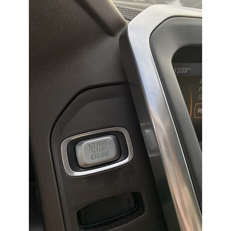 Angelguoguo Start Stop Engine Switch Button Decoration Cover Modifications for