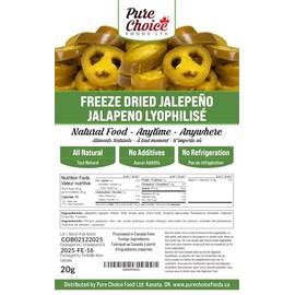 Pure Choice Foods Freeze Dried Jalapeño