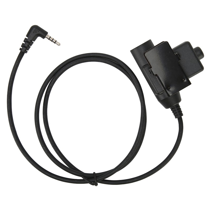 U94 PTT Headset Adapter 90cm Back Clip Headset Connector Cable
