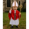 3 Pcs Halloween Pint Sized Pope Costume Infant Small Bishop