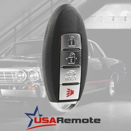 Car Smart Key Fob Keyless Entry Remote fits 2007-2008 Nissan Maxima, 2007-2012 Sentra (CWTWBU735, 1788D-FWB1U735)