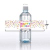 Star Confetti Themed Birthday Party Waterproof Water Bottle Sticker Wrappers,