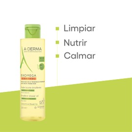 A-Derma Exomega Control, Aceite De Ducha Emoliente, 200ml