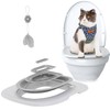Cat Toilet Training Systems,Cat Toilet Training Kit,Reusable Plastic Trainer for