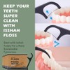 Palillos de hilo dental natural, 200 unidades, sin BPA, veganos,