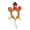 Midlee Pilgrim Turkey Thanksgiving Dog Headband