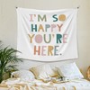 XLDLIOO I'm So Happy You're Here Classroom Wall Tapestry, Inspirational