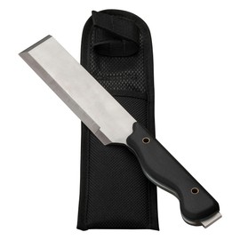 Kings County Tools XHD Chisel Knife - 11.25” Hybrid Utility Knife, Wood Chisel, Hatchet Froe, Cleaver, Pry Bar, Rescue Tool - High Carbon Steel Blade for Construction, Camping or Woodworking Tools