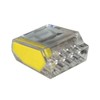 Gardner Bender, Yellow 19-PC4 PushGard 4-Port Push-In Wire Connectors, 22-12