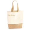 Afghane Jute Bag Shopper Shopping Bag Dog Motif Embroidery