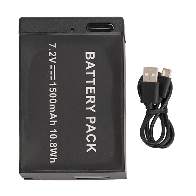 LP‑E17 Battery Pack 7.2V 1500mah Fast Charging Usb C Camera