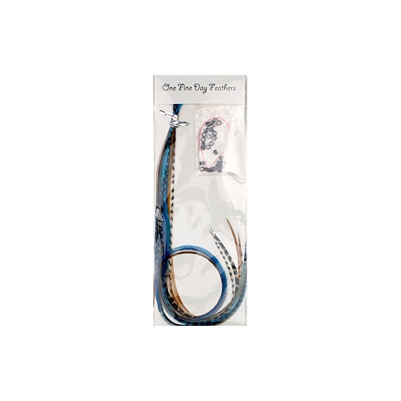 10 XXL LONG 11-13 inch (28-33cm) Real Feather Hair Extensions
