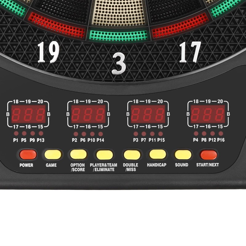 LIYUANJUN Electronic Dart Board with 6 Darts, Electronic Dart Boards
