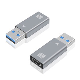 Maxhood USB C Female to USB Male Adapter 10Gbps, USB C to USB 3.1 Gen 2 Adapter, High Speed USB 3.1 Type C Female to USB A Male Adapter OTG Connector for PC, Laptop, Quest Link