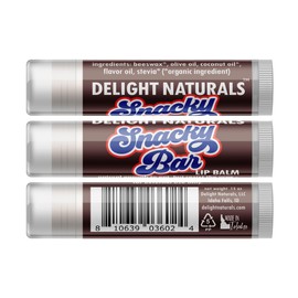 Delight Naturals Snacky Bar Lip Balm - Set of Three