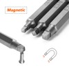 Mesee 50mm Square Head Screwdriver Bit Set with 1/4 Inch