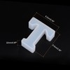 uxcell 3D Alphabet Mold for Resin 2.56 Inch Silicone Letter