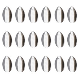 Colorado Spinner Blades Fishing Lures 18Pcs DIY Lure Making Kit for Spinner Spinnerbaits Walleye Rig Fishing Blades Trout Salmon Bass Fishing (18Pcs Type D)