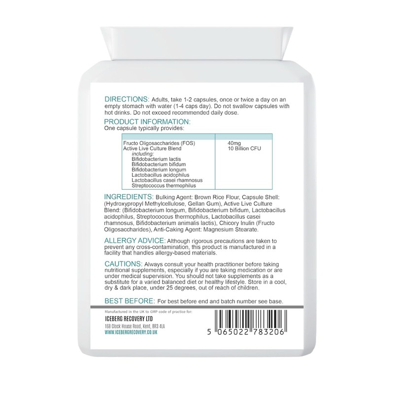 ICEVIT Probiotic Complex 10 Billion CFU | 6 Live Bacterial