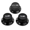 Musiclily Metric Strat Knobs 1 Volume 2 Tone Control Knobs