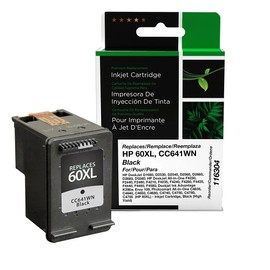 CIG Remanufactured High Yield Black Ink Cartridge (Alternative for HP CC641WN, 60XL) (600 Yield)