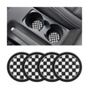 CGEAMDY Set of 4 Chess Patten Car Drink Holder Coasters,