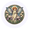 Azeeda 24 x 'Iris Garden Fairy' Stickers - for Crafts,