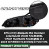 LQI LED DRL Headlight Compatible with Chevy Impala 2006-2013 /Fit