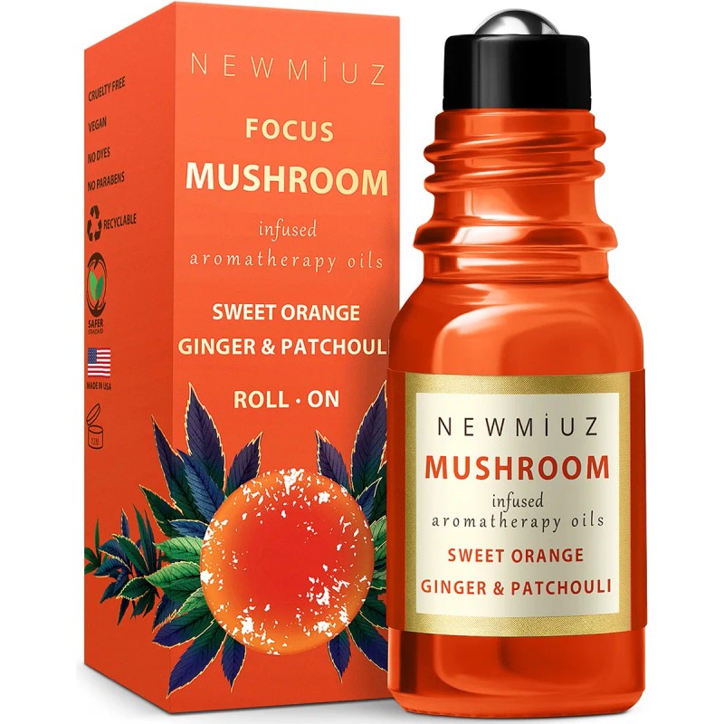 Stay Focus Roll On Essential Oil Blend For Concentration Mem