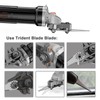 4 Pieces Oscillating Multifunction Tool Scraper Blades and Curved Spatula