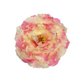 Dainty Big Peony Flower Brooches Pins Flowers Brooch Classic for Wedding Party Dance Banquet for Women Lapel Pins Dress Suit Clothes Accessories Jewelry Valentine's Day Gifts 120mm (Pink yellow)
