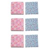 300Pcs 10X10cm Square Floral Cotton Fabric Patchwork Cloth for DIY