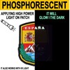 Patch PVC SPAGNA Fosforescente Patch 3D PVC Scratch Hook Loop