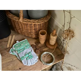 Bramley & Sage Briers Posies Print Tuff Rigger Ladies Gardening Gloves