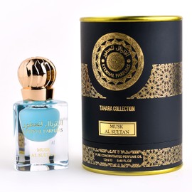 ETERNAL PARFUMS Musk Tahara Collection - Luxury Perfume From Dubai - Long Lasting Pure Concentrated Perfume Oil Fragrance Alcohol Free Crystal Glass Bottle - 12ml (Musk al Sultan)
