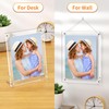 AITEE 8.5x11 Acrylic Picture Frames 2 Pack, Clear Desk Picture
