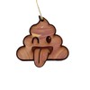 HipFlaskPlus Poop - Cedar Ornament