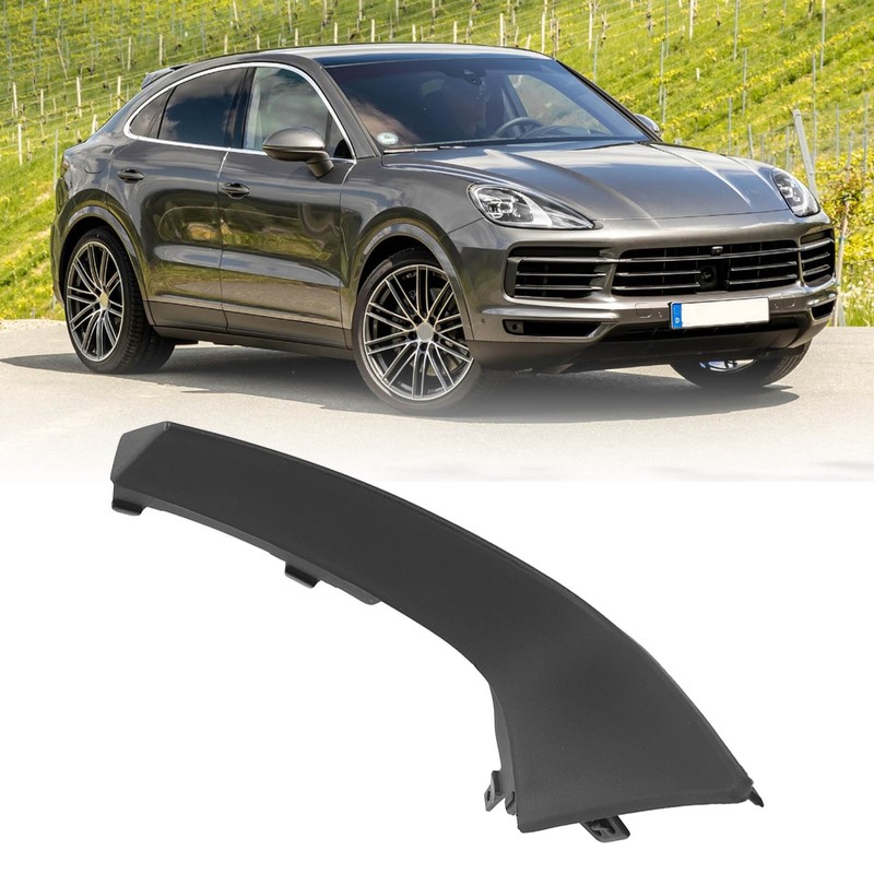 Front Bumper Grille Side Cover Durable Fog Lamp Frame Trim