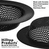 2 Pack - 4.5" Top / 3" Basket - Black