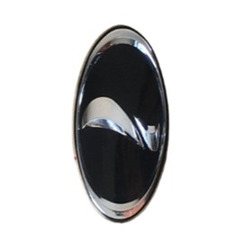 Kashaipu Black Impreza WRX Sti Emblem Badge Front Sport Mesh Grille Oval JDM i Crystal Design Logo Decal 4"×2" Inch